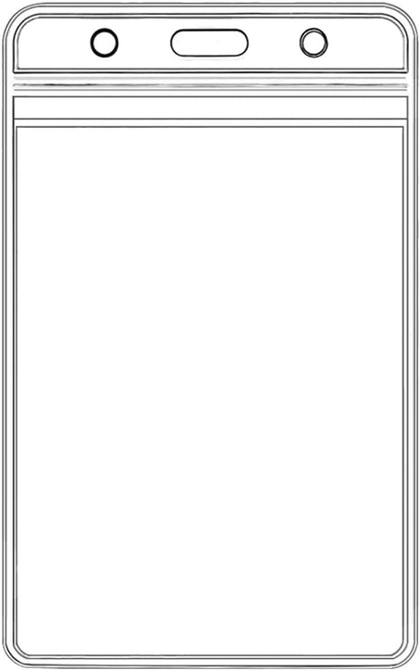 6x4 Inch Trade Show Badge Holder