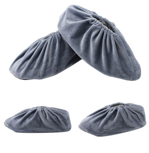 Couvre-chaussures en velours 