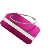 Étiquette de bagage en métal 