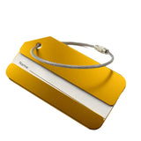 Étiquette de bagage en métal 