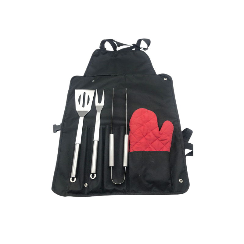 Ensemble d'ustensiles de barbecue (4 pièces) 