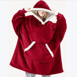 Oversized Tv Blanket Hoodie