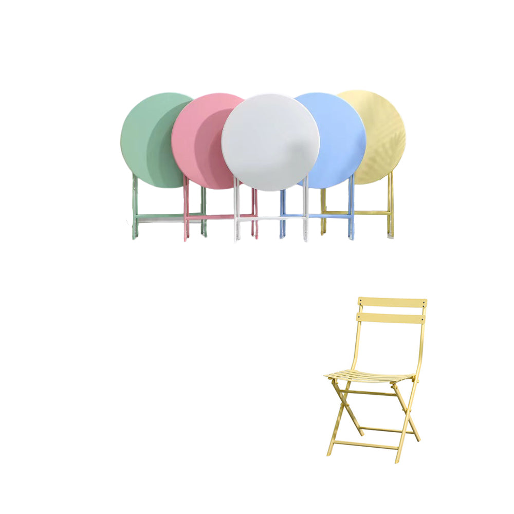 Table de bistrot et 2 chaises 