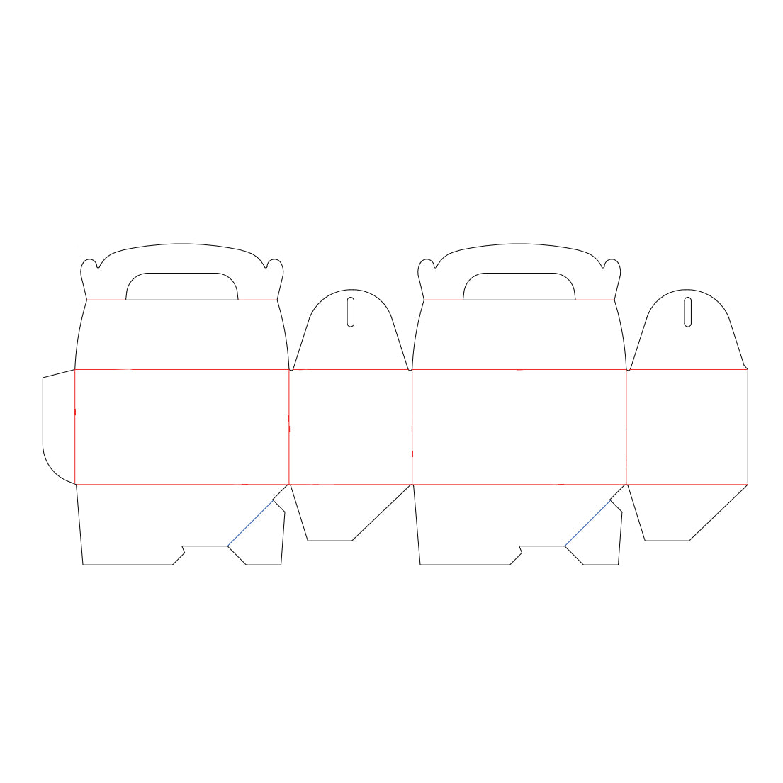 Boîtes à pignon avec poignée 