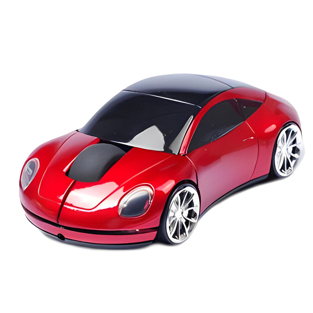 Souris sans fil en forme de voiture de sport 