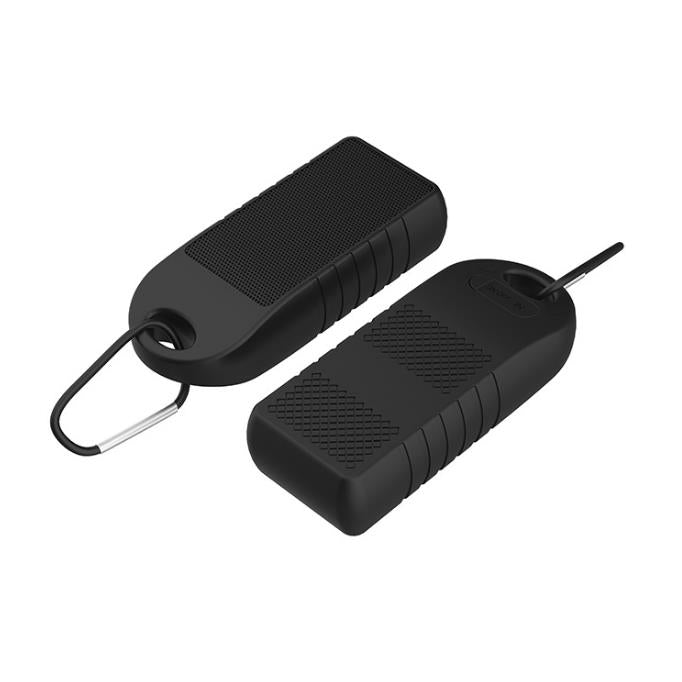 Enceinte résistante à l'eau avec mousqueton 