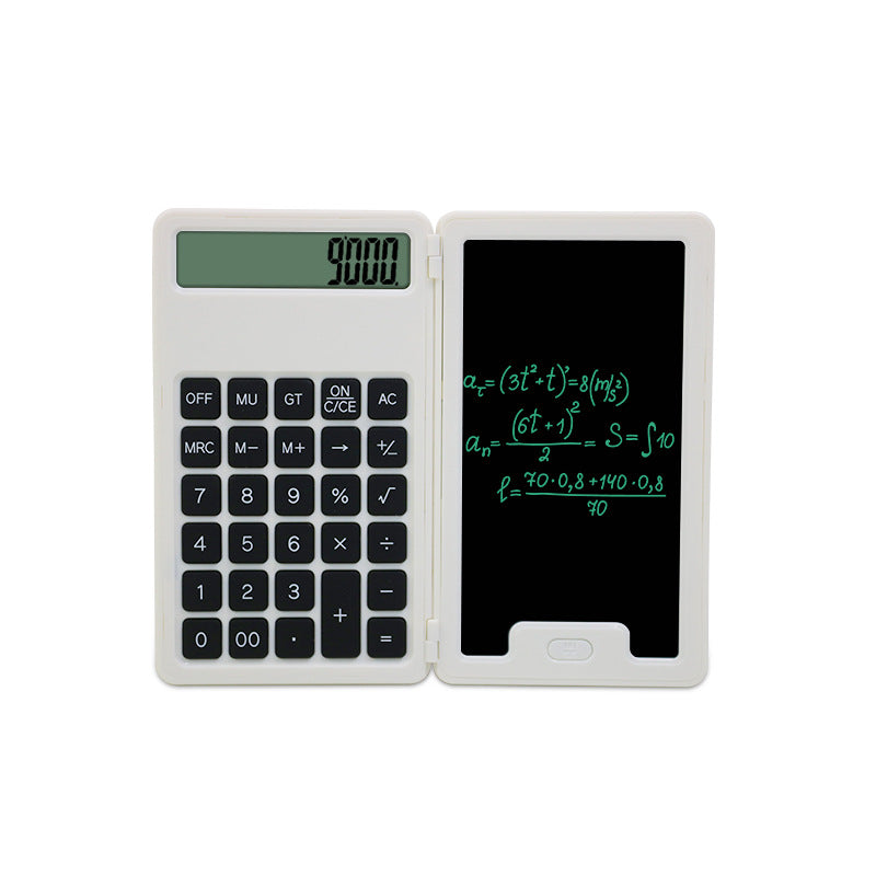 Calculatrice de bureau avec bloc-notes 