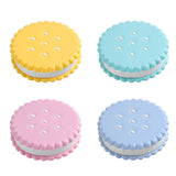 Étui à lentilles de contact en forme de biscuit 