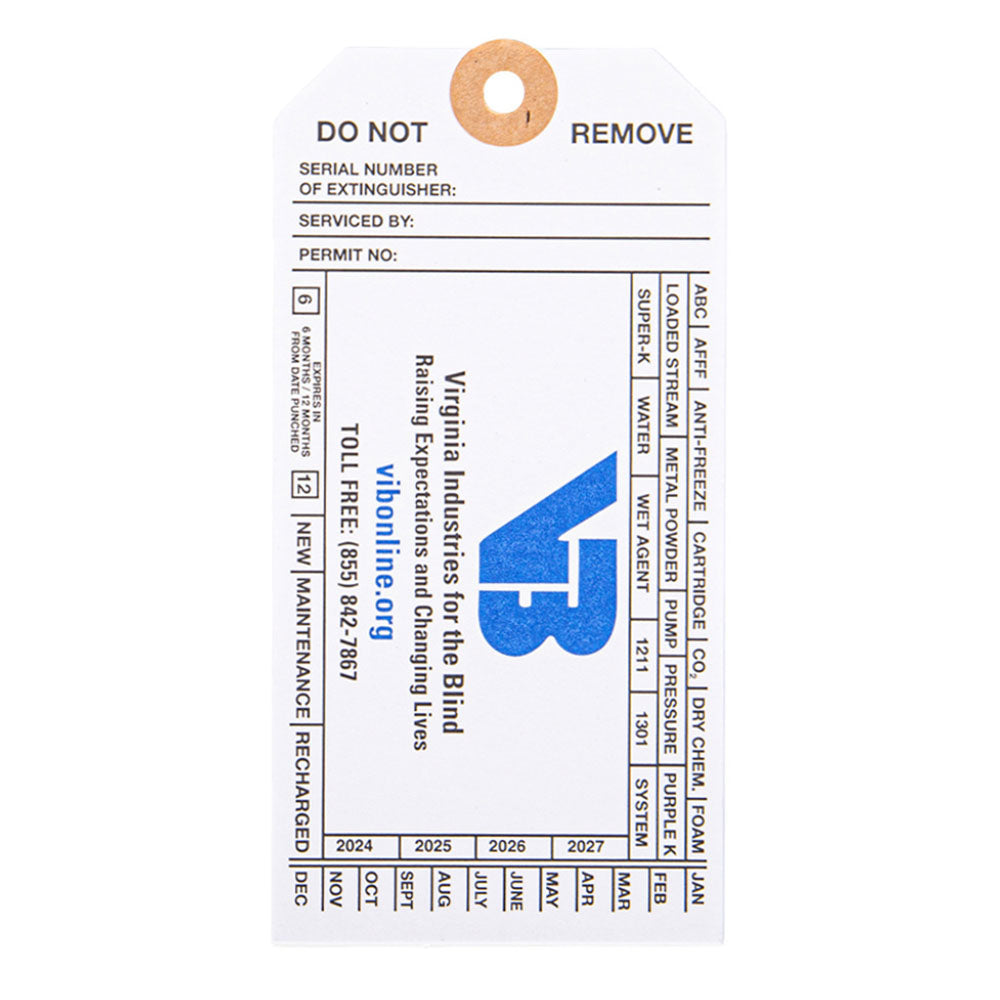 Étiquette d'expédition avec fil 