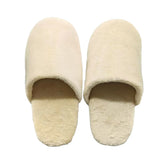 Chaussons d'hôtel en polaire corail 