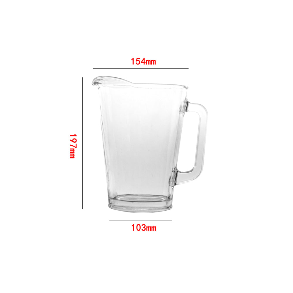 Pichet en verre de 60 oz 