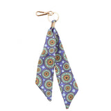 Porte-clés en tissu polyester imprimé 