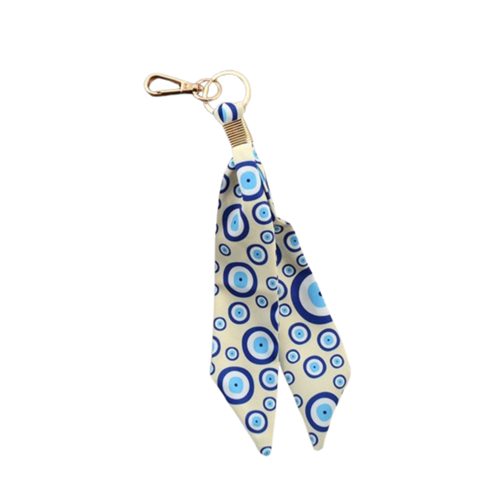 Porte-clés en tissu polyester imprimé 