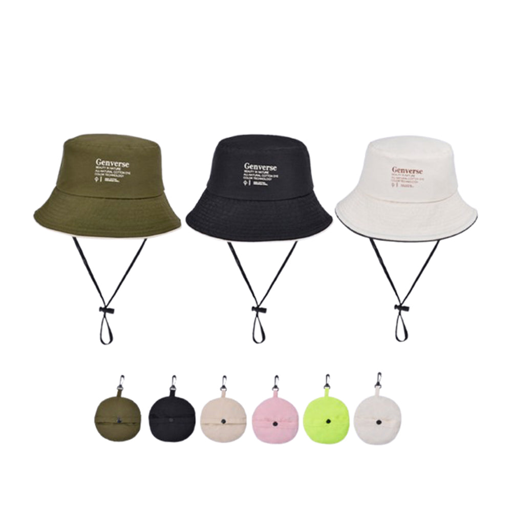 Chapeau bob à cordon de serrage 