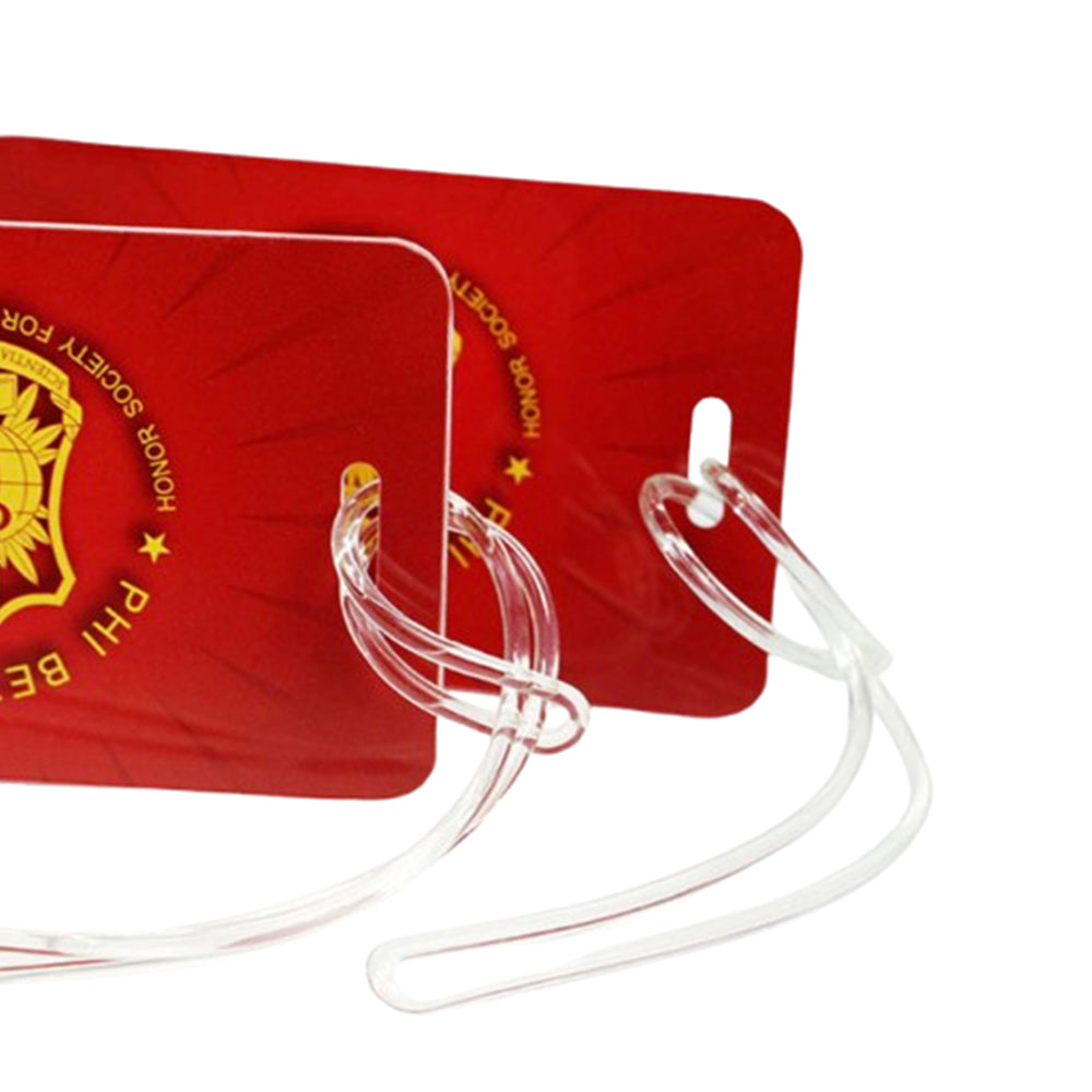Badge d'événement avec cordon transparent 