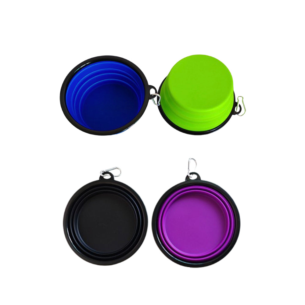 Gamelle pliable en silicone pour animaux de compagnie 