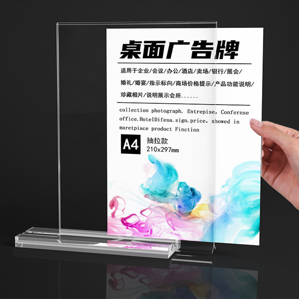 Présentoir en acrylique transparent 