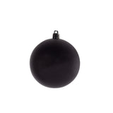 Décoration de Noël ronde noire 