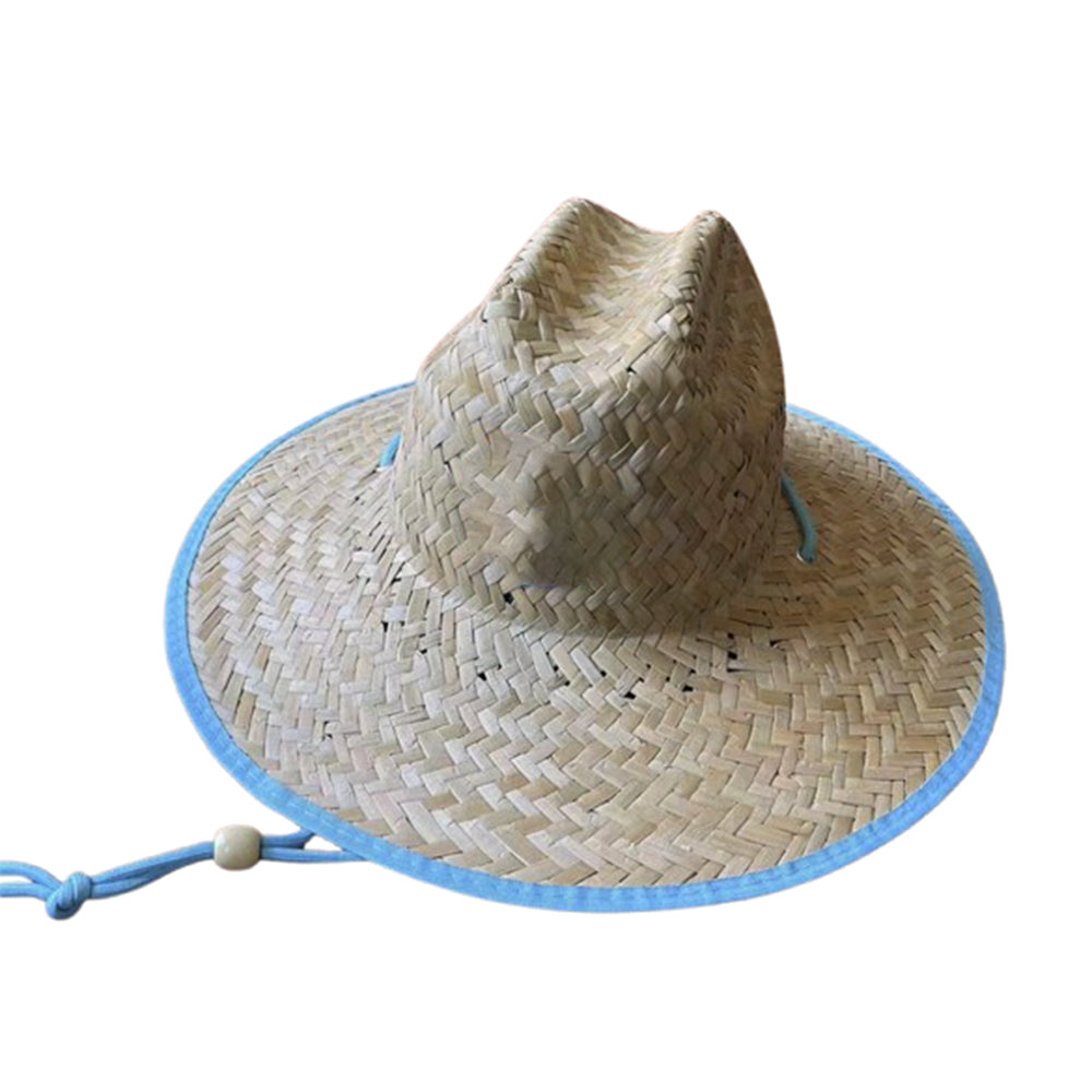 Chapeau de soleil en paille pour enfants 