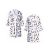 Ultra-soft Flannel Bathrobe