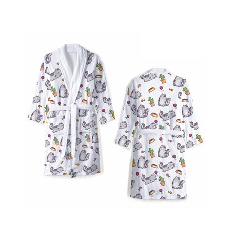 Ultra-soft Flannel Bathrobe