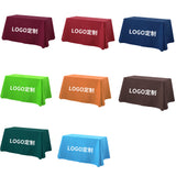 Custom 12ft X 50inch Promotional Polyester Tablecloth