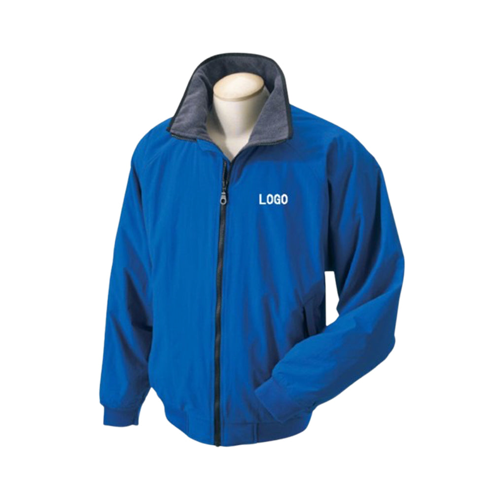 Custom Promotional Water-repellent Nylon & Fleece-lined Jacket