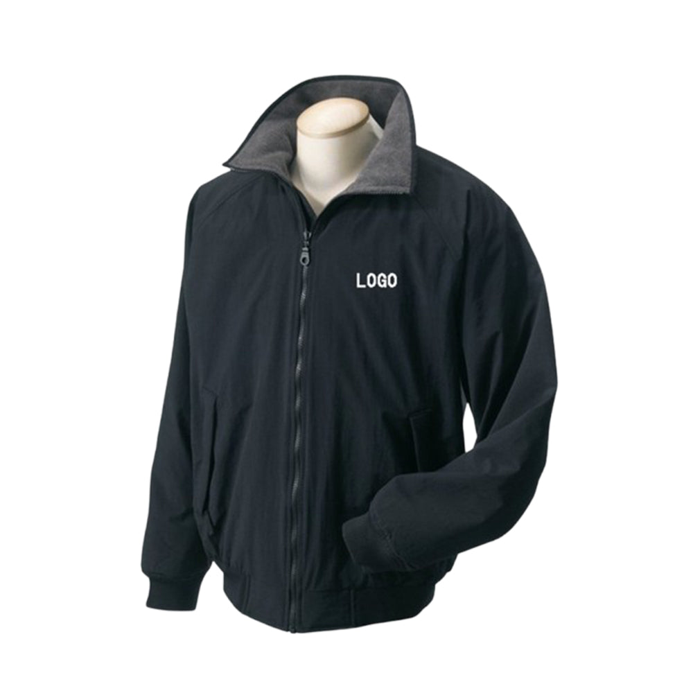 Custom Promotional Water-repellent Nylon & Fleece-lined Jacket