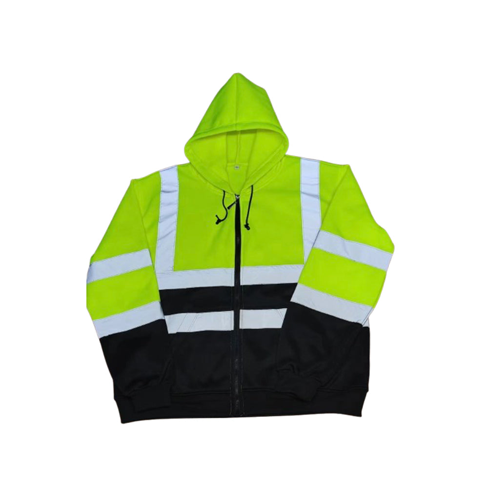Premium Hooded Reflective Fleece Jacket