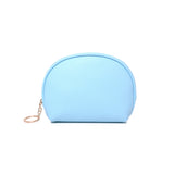 Shell-shaped Pu Leather Cosmetic Bag