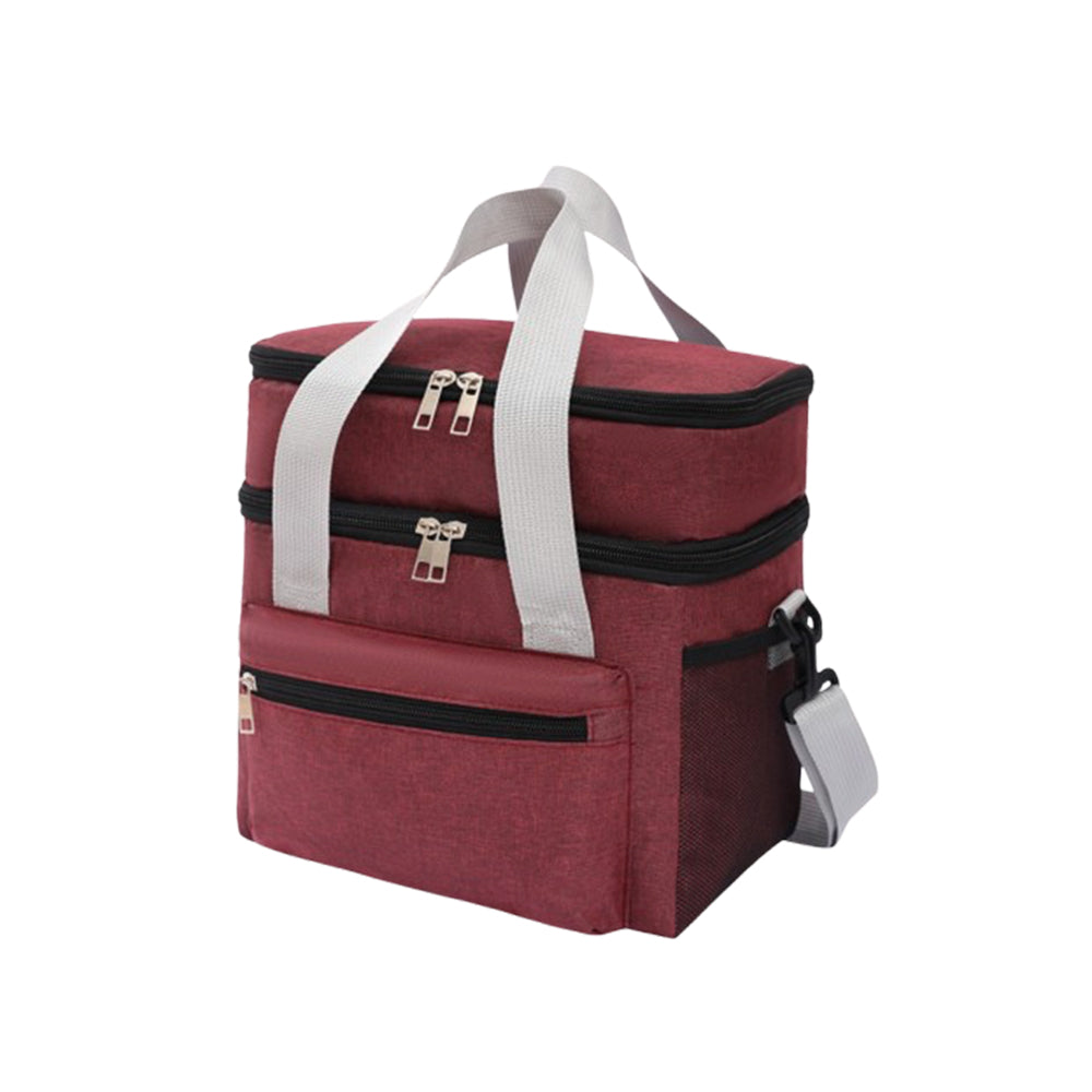 Double-layer Insulated Oxford Fabric Lunch Bag