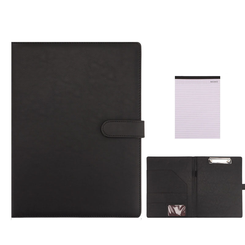 Pu Portfolio Folder With Clipboard And Memo Pad