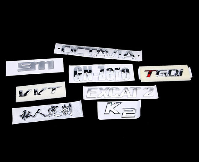 Plaque signalétique en plastique 3D 