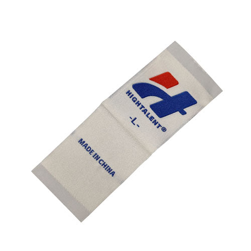 Patch tissé avec pli central 