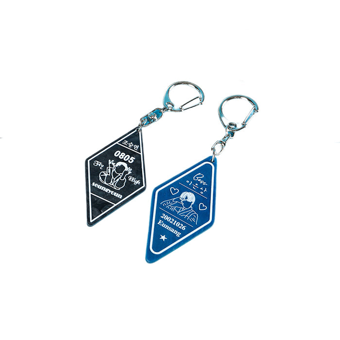 Porte-clés en acrylique 