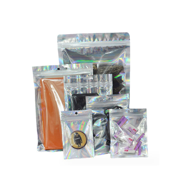 Sachet de rangement refermable en aluminium 