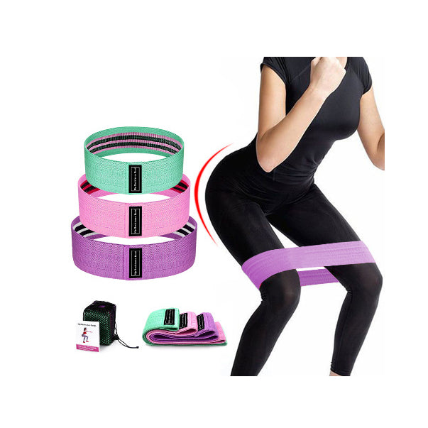 3 bandes de résistance pour le yoga 