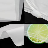 Sac en plastique transparent avec fermeture éclair 