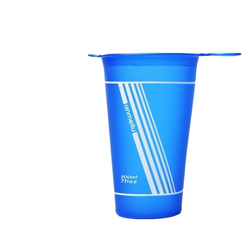 Gobelet à eau pliable en TPU souple de 200 ml 