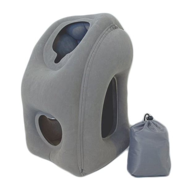 Oreiller de voyage gonflable pour avion 