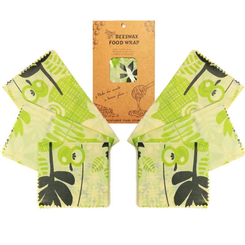 Emballage alimentaire réutilisable en cire d'abeille 