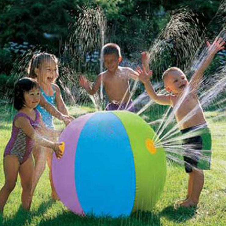 Bola de agua inflable rociadora 