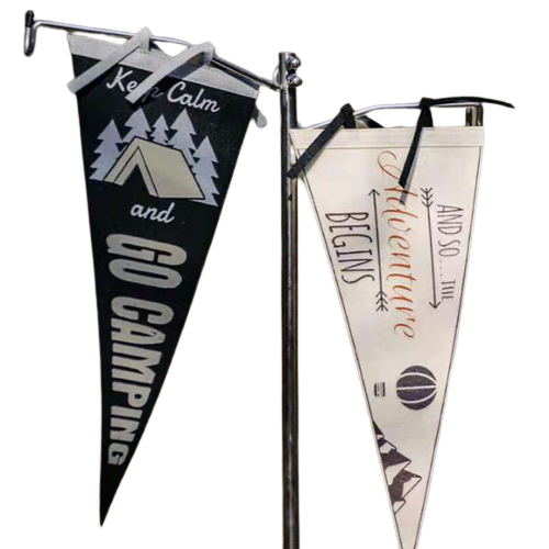 Full-color Triangular Felt Flag