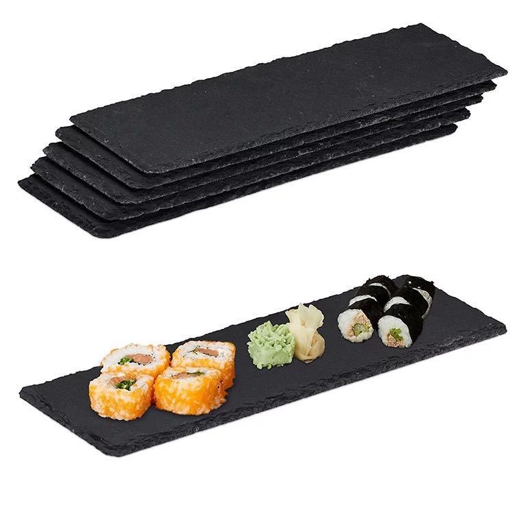 Planche de service en ardoise avec pierre ollaire 