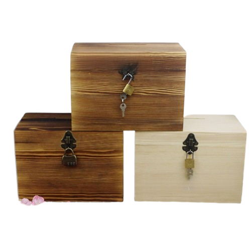 Wooden Bank Box