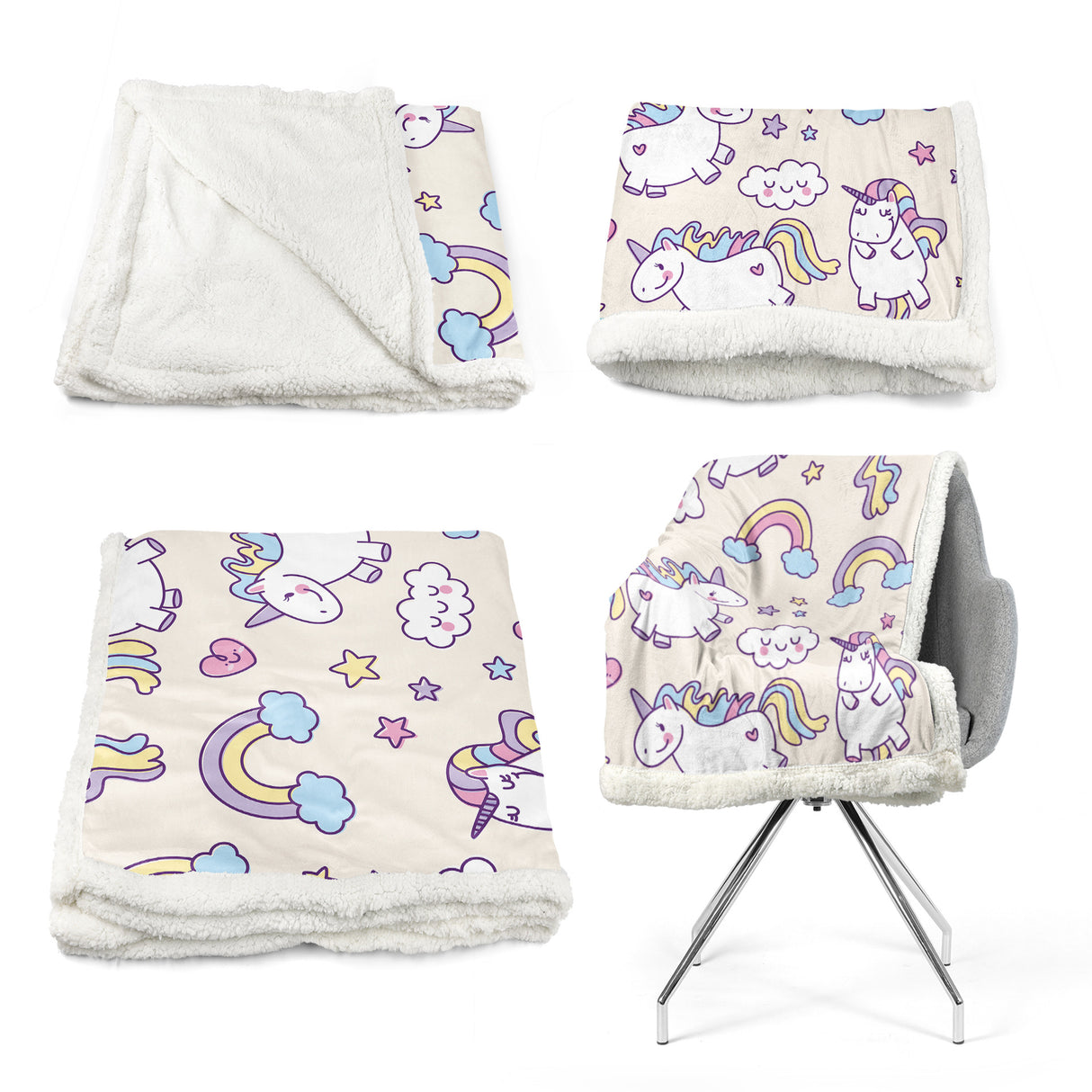 Couverture Sherpa personnalisée 