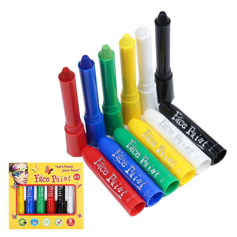 Ensemble de peinture pour le visage phosphorescente 