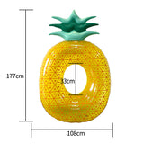Anneau gonflable en forme d'ananas 