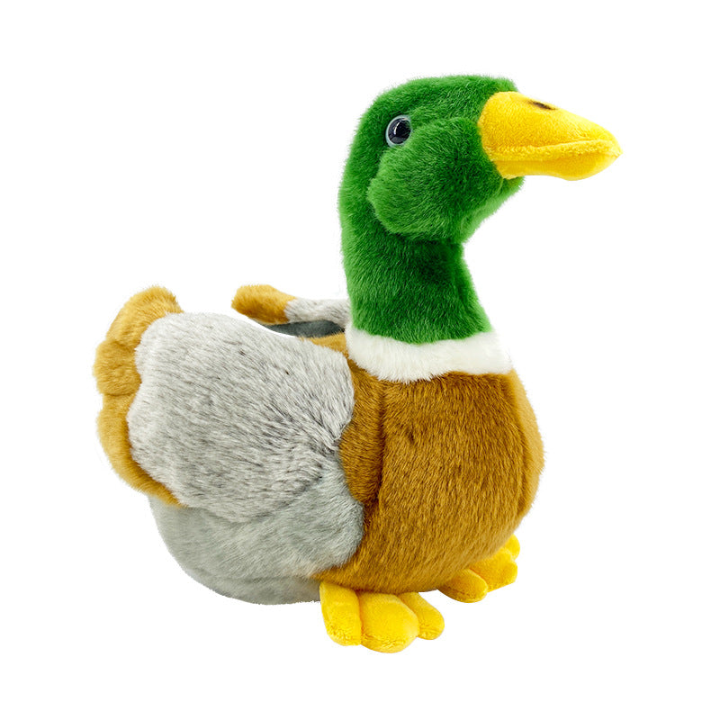 Canard colvert en peluche 