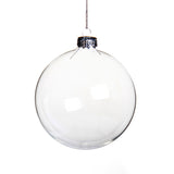 Clear Glass Bulb Ornament